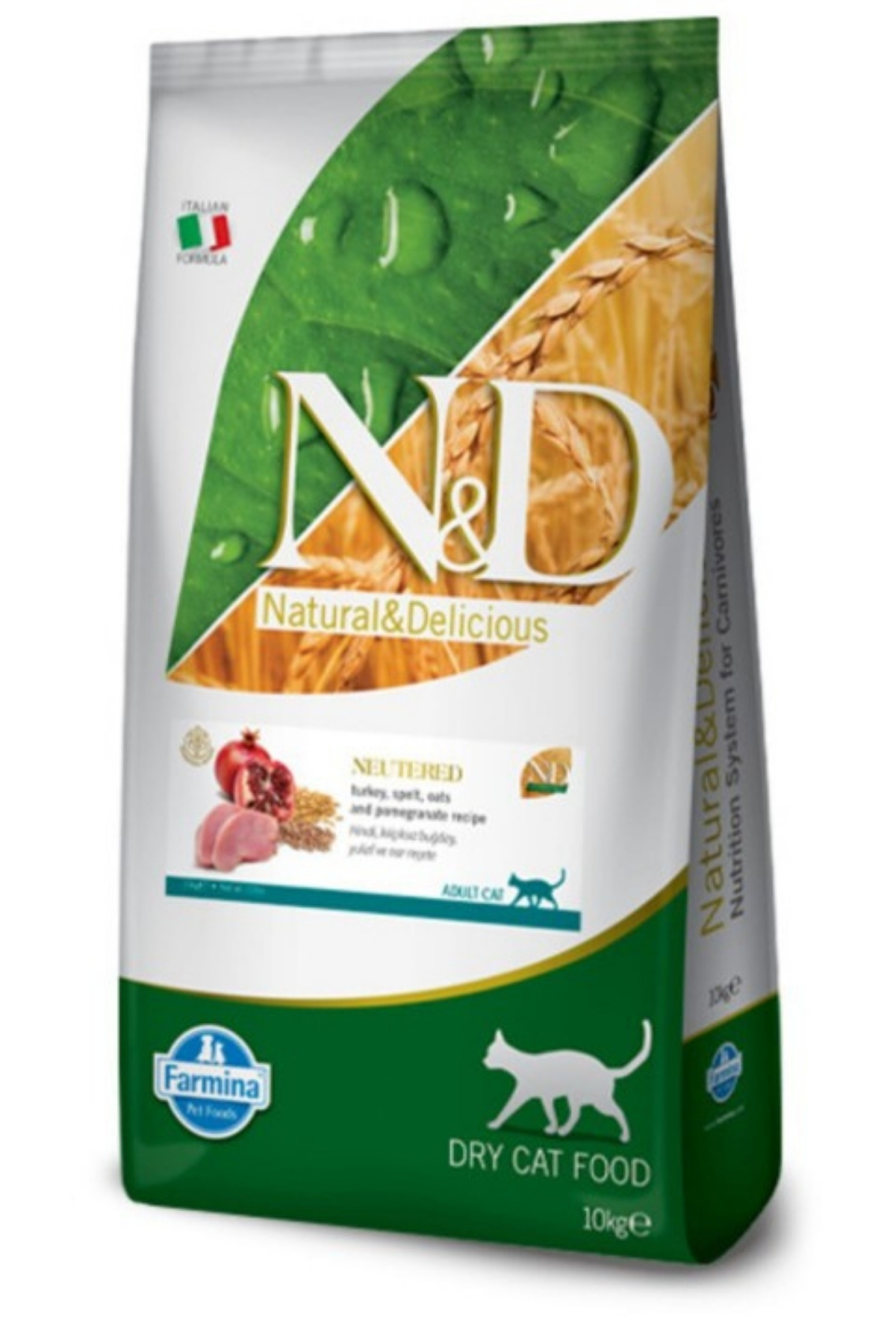 Nd Hindi & Nar Neutered Az Tahıllı Kedi Maması - 10 Kg Nd Hindi & Nar Neutered Az Tahıllı Kedi Maması - 10 Kg