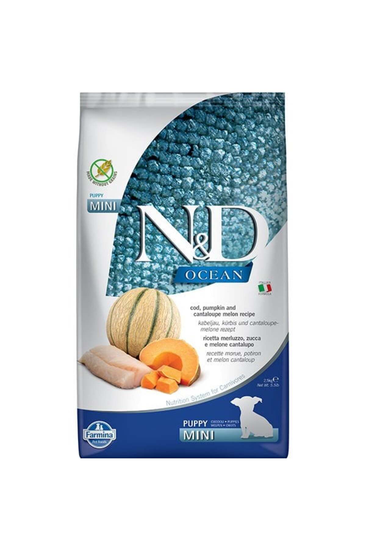 Nd Ocean Morina Puppy Mini Tahılsız Köpek Maması - 2.5 Kg