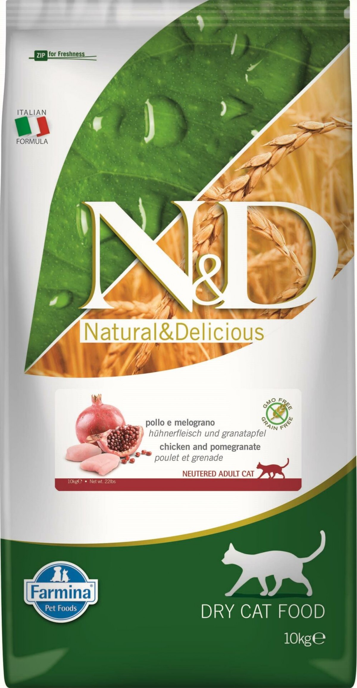 Nd Prime Tavuk & Nar Neutered Tahılsız Kedi Maması - 10 Kg