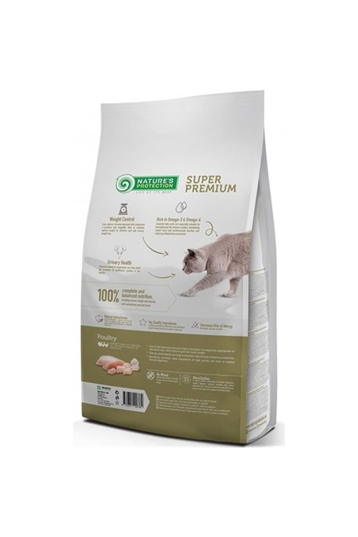 Natures Protection Sterilised Kümes Hayvanı Kısırlaştırılmış Kedi Maması 18 Kg