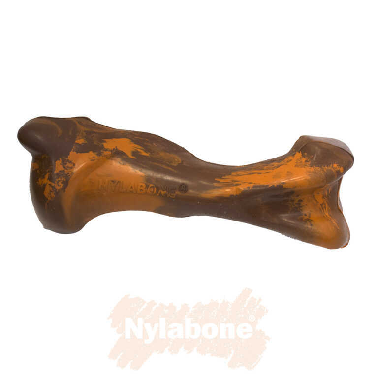 Nylabone Biftek ve Gravy Sos Aromalı Köpek Çiğneme Kemiği  M