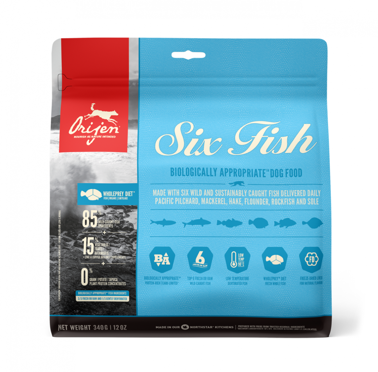 ORIJEN Six Fish Köpek Maması 340gr