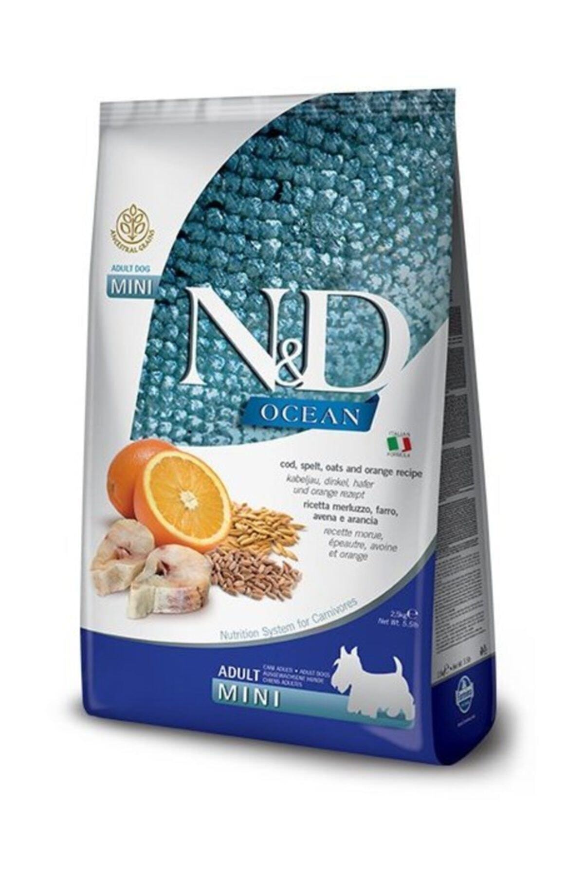 Nd Ocean M.Balığı Adult Mini Düşük Tahıllı Köpek Maması - 2.5 Kg Nd Ocean M.Balığı Adult Mini Düşük Tahıllı Köpek Maması - 2.5 Kg