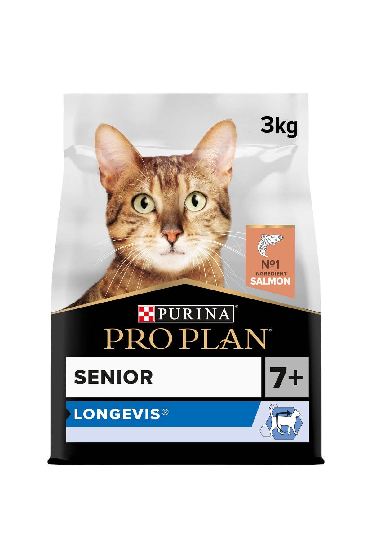 Pro Plan +7 Senior Somonlu Kedi Maması - 3 Kg