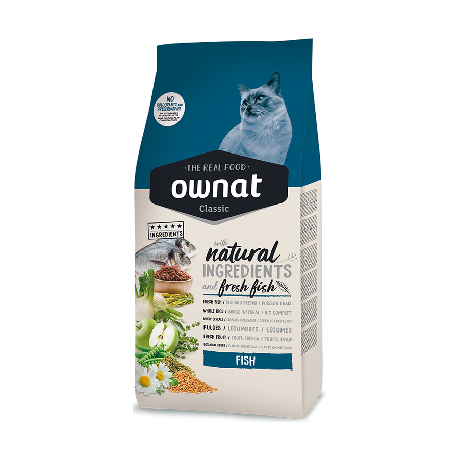 Ownat Classic Yetişkin Balıklı Kedi Maması 1,5 Kg