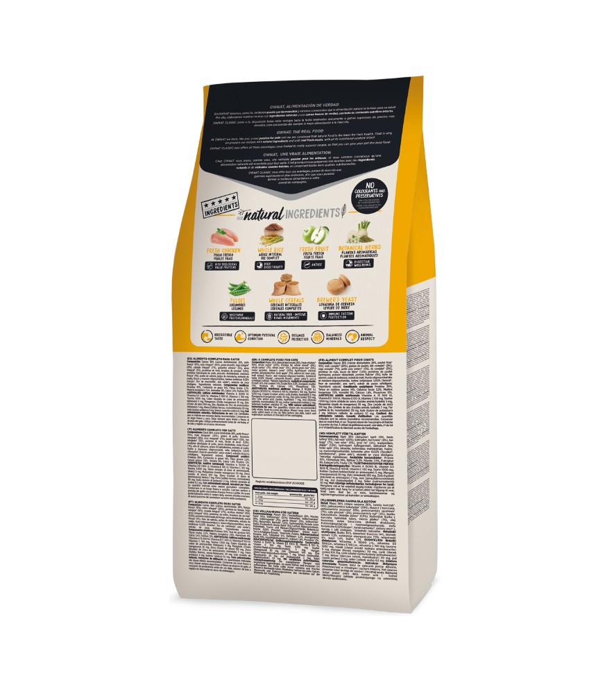 Ownat 1,5 kg Daily Care Yetişkin Tavuklu Kedi Maması
