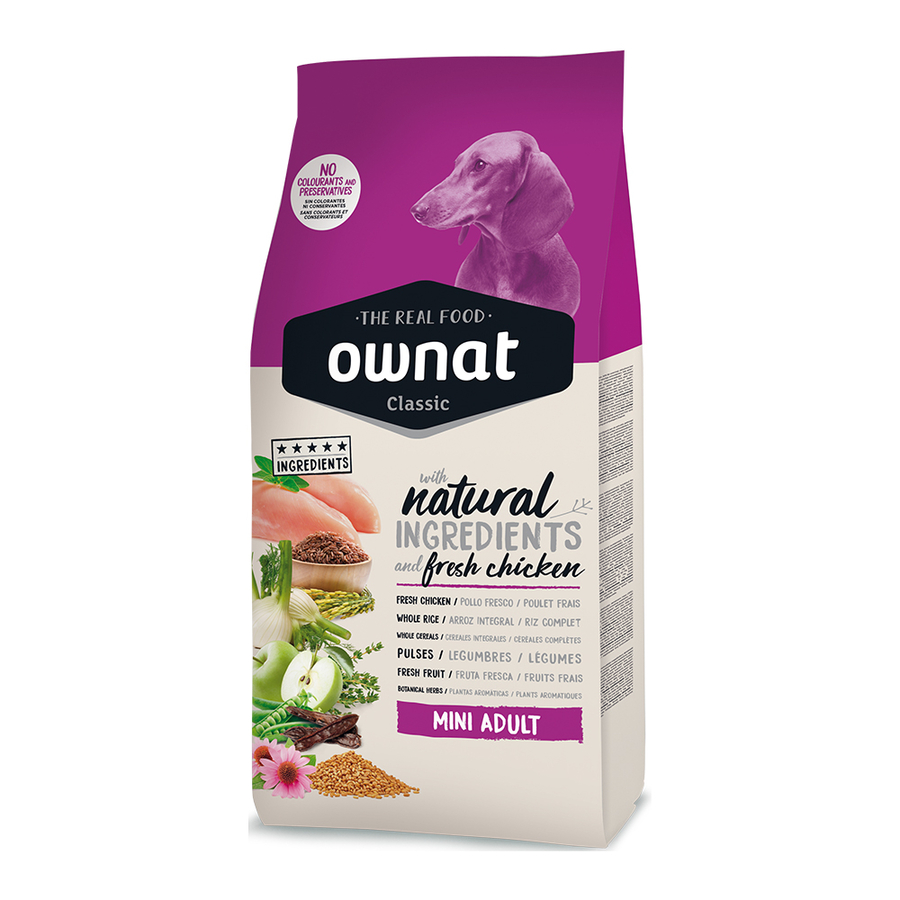 Ownat 1,5 kg Tavuklu Classic Mini Adult Köpek Maması