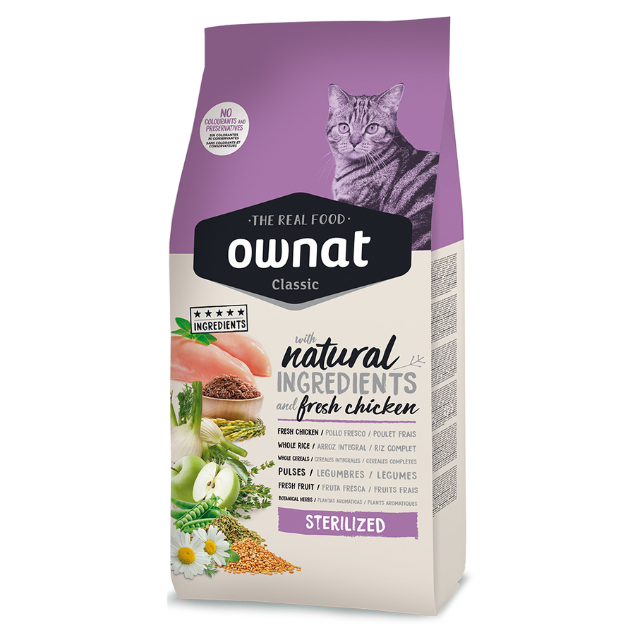 Ownat 4 kg Sterilised Tavuklu Kedi Maması