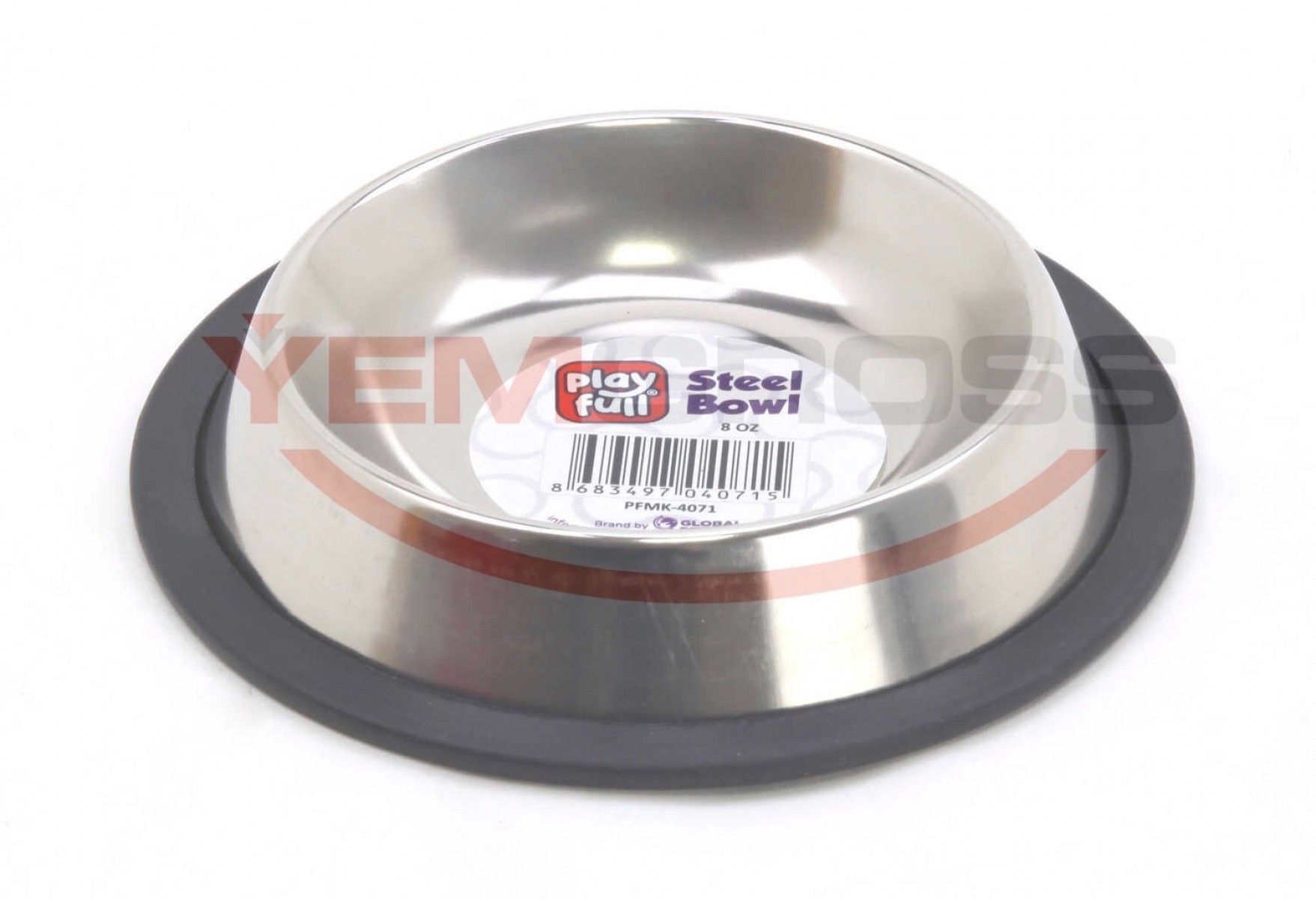 PF-4071 8 Oz Playfull Çelik Mama ve Su Kabı (SWT2301)(ASR-8 oz)