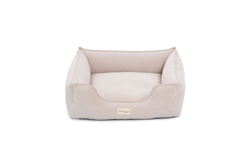 Pet Comfort Alpha  Ekru Köpek Yatağı M 80x65cm