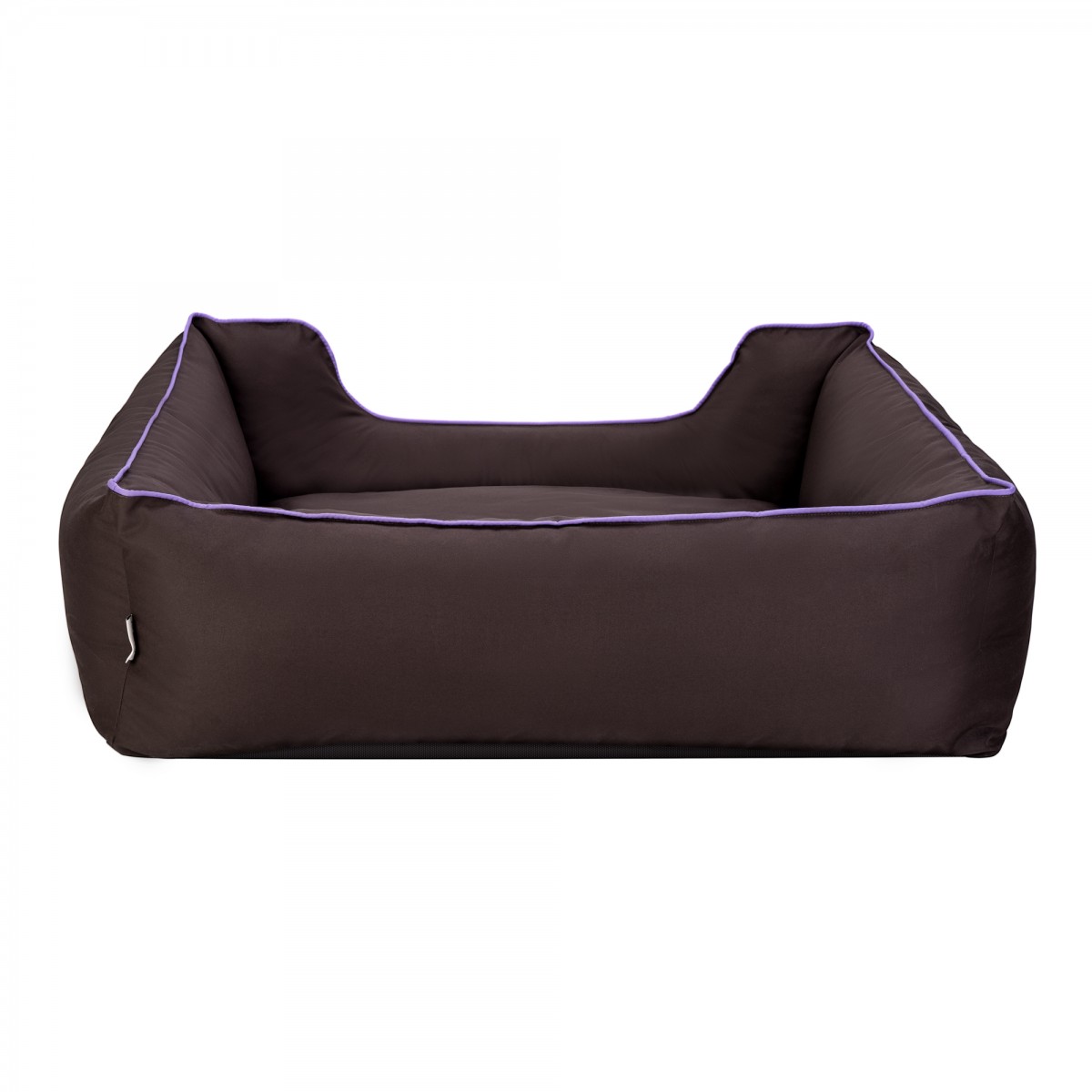 Pet Comfort Alpha  Köpek Yatağı Kahverengi w Mor Biye L 105x85cm