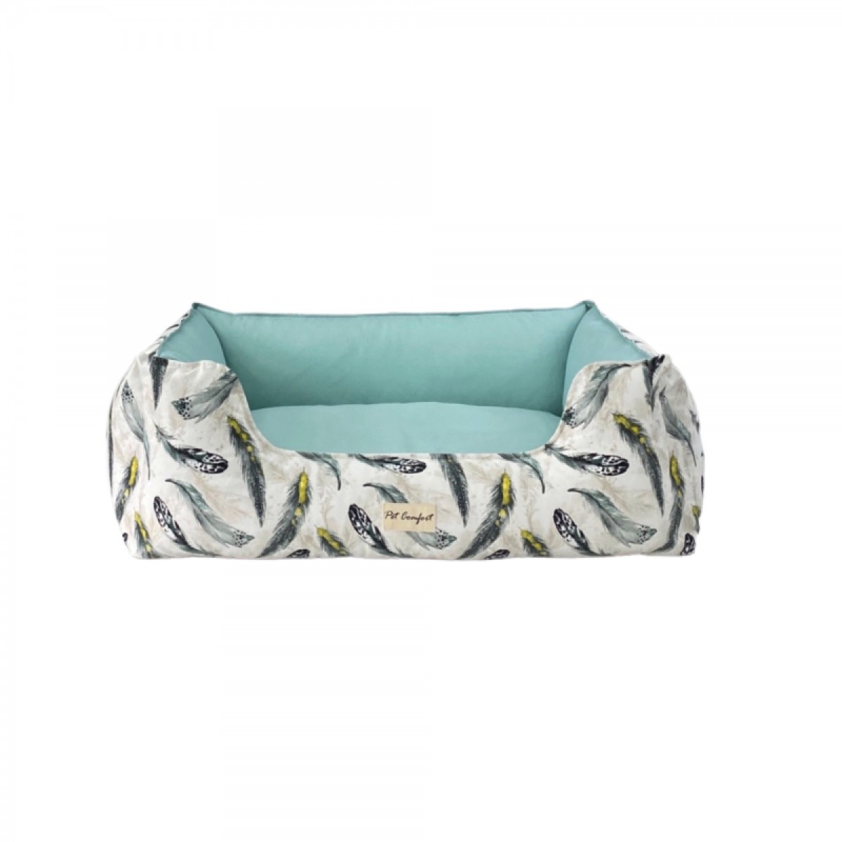 Pet Comfort Alpha  Köpek Yatağı Mint/Beyaz L 105x85cm