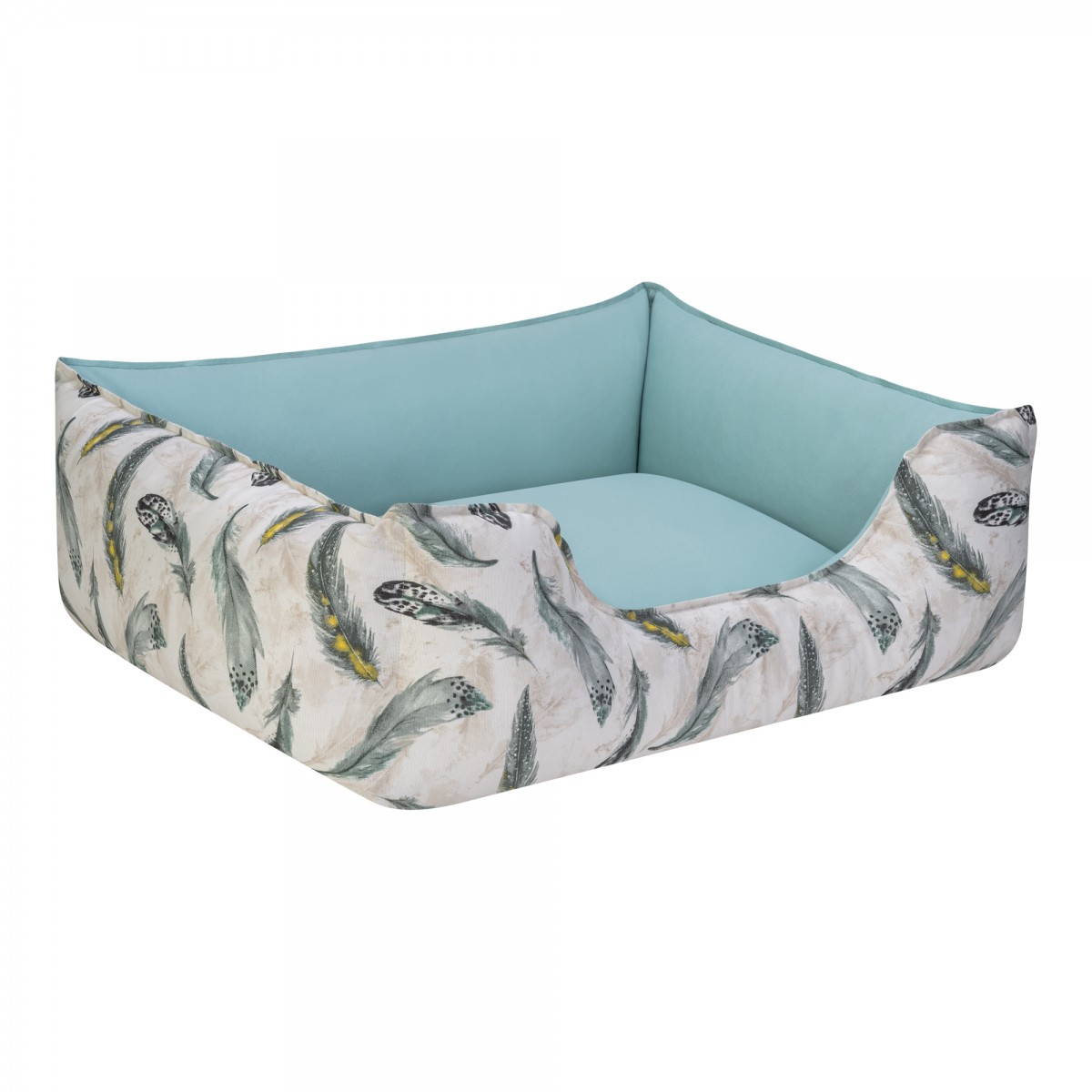 Pet Comfort Alpha  Köpek Yatağı Mint/Beyaz M 80x65cm