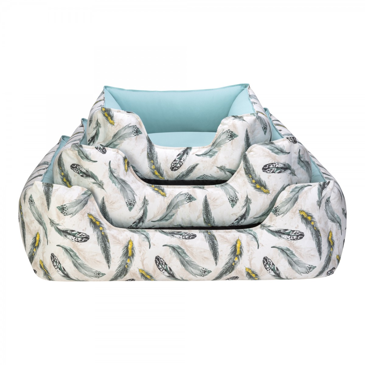 Pet Comfort Alpha  Köpek Yatağı Mint/Beyaz M 80x65cm