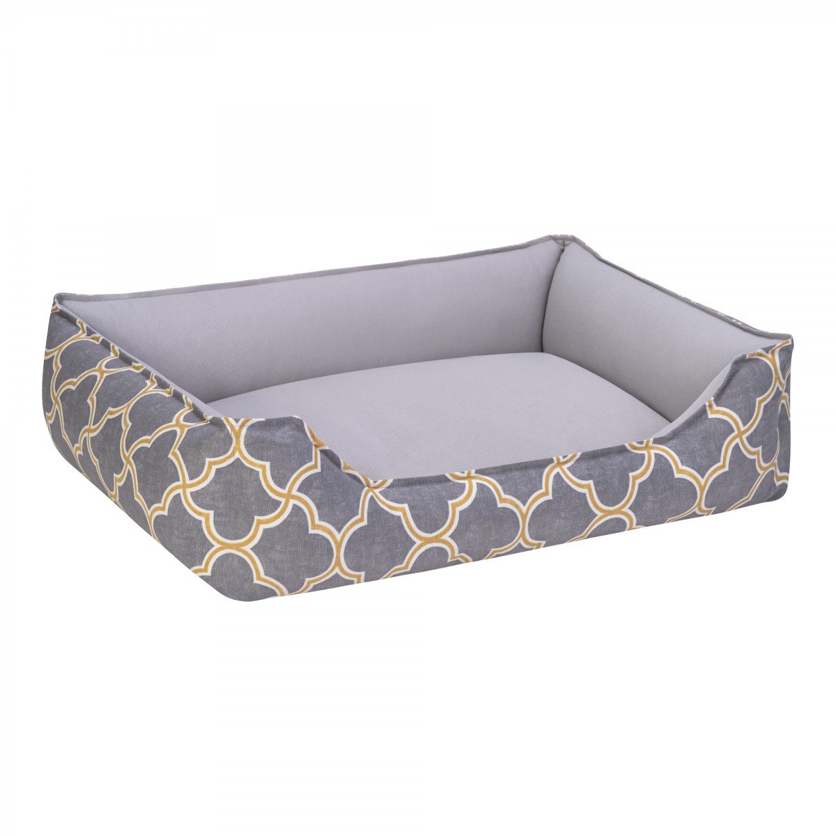 Pet Comfort Delta  Kedi ve Köpek Yatağı L.Gri/Gri S 75x60cm