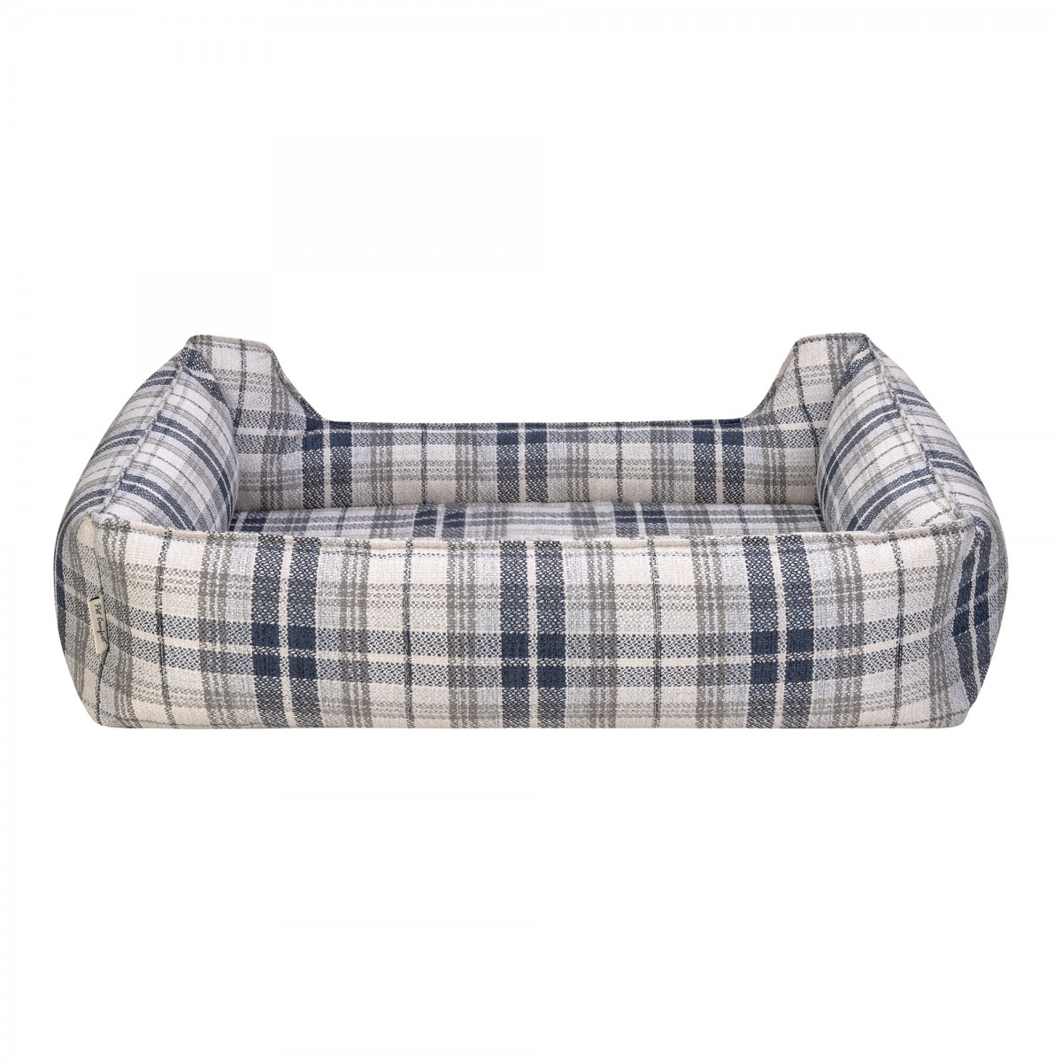 Pet Comfort Delta  Lacivert Kareli Köpek Yatağı M 90x70cm