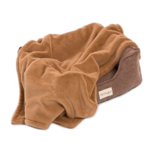 Pet Comfort Lodix  Kahverengi Köpek Battaniyesi M 100x70cm