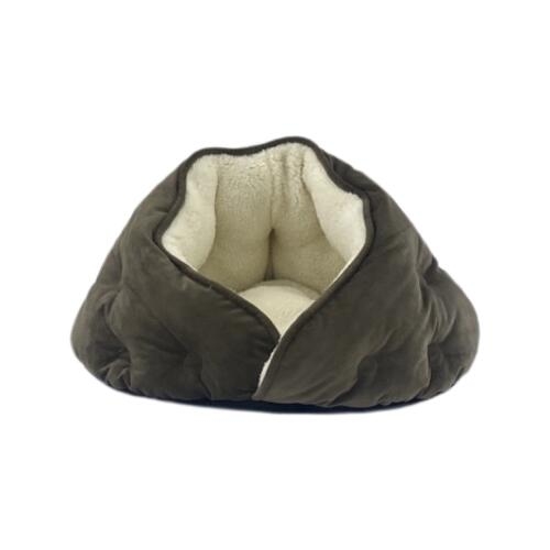 Pet Comfort Paris  Kedi ve Köpek Yatağı Kahverengi 50cm