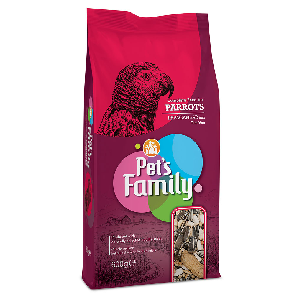 Pets Famıly Papağan Yemi 600g Pets Famıly Papağan Yemi 600g