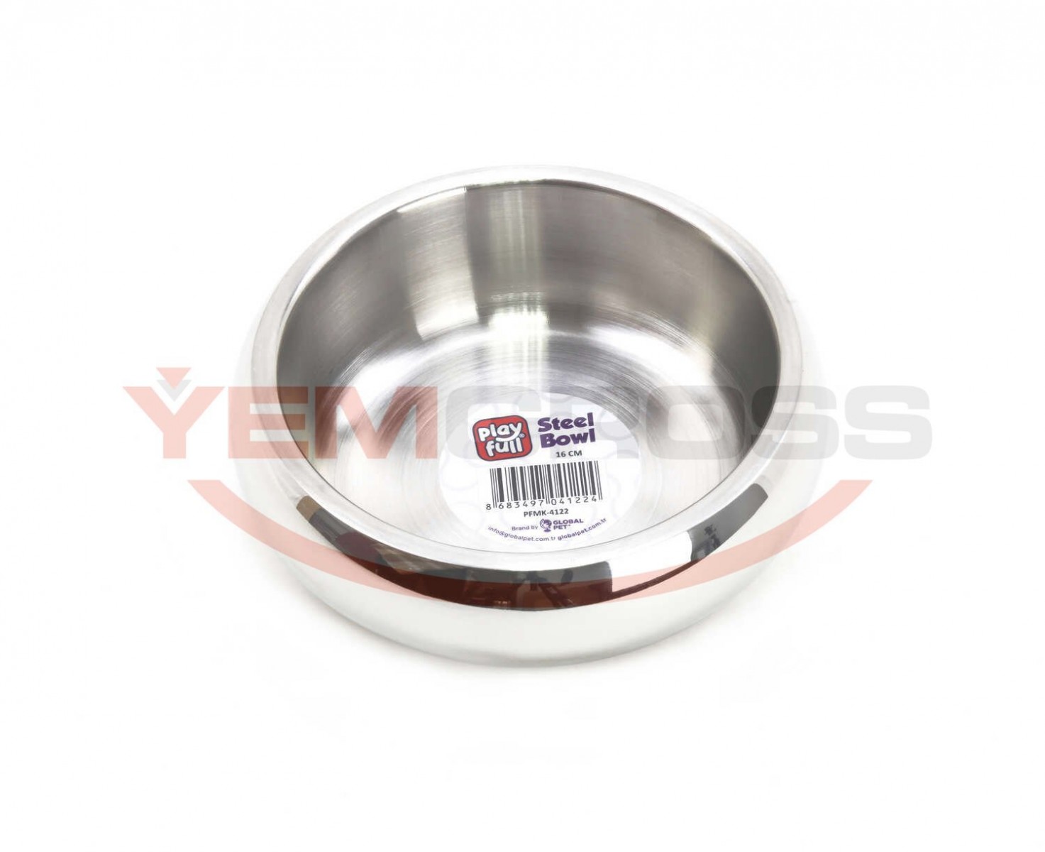 Playfull ANTISKID Belly double wall cat dish-16 CM (SWT1120)