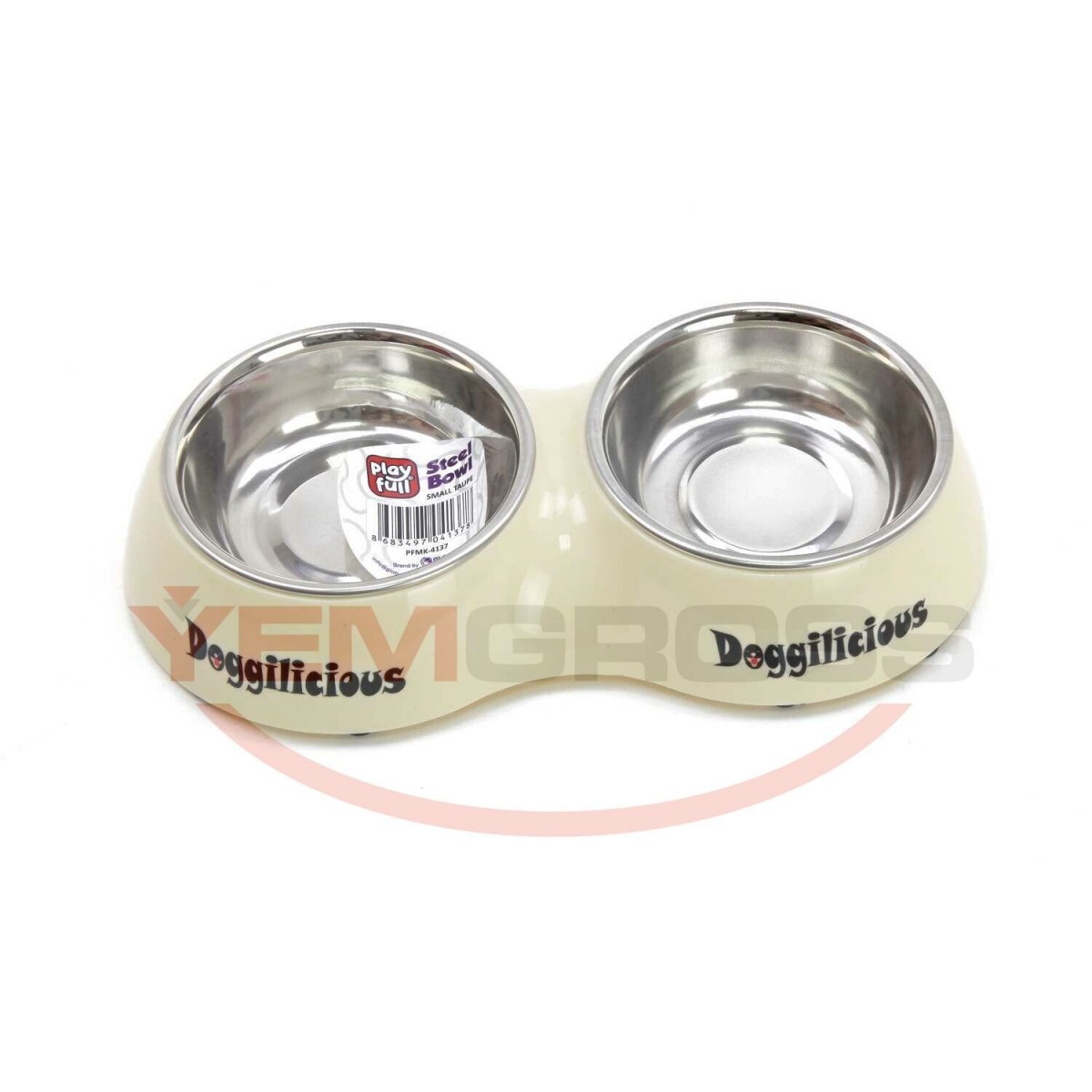 Playfull DIVA DOUBLE DINER WITH PRINTING SMALL TAUPE (SWT 6046)