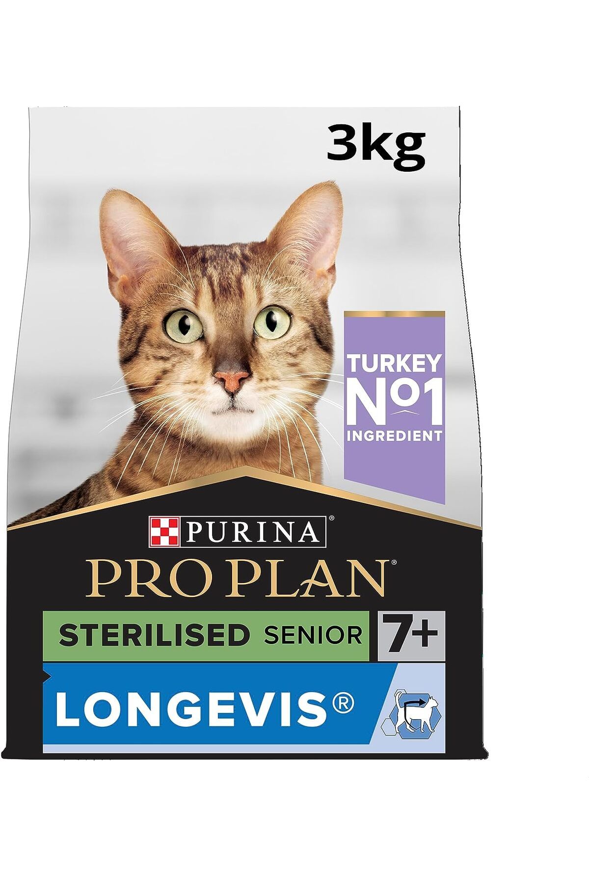 Pro Plan 7 Yas Üstü Hindili Sterilised Kısırlaştırılmış Yaşlı Kedi Maması 3 Kg