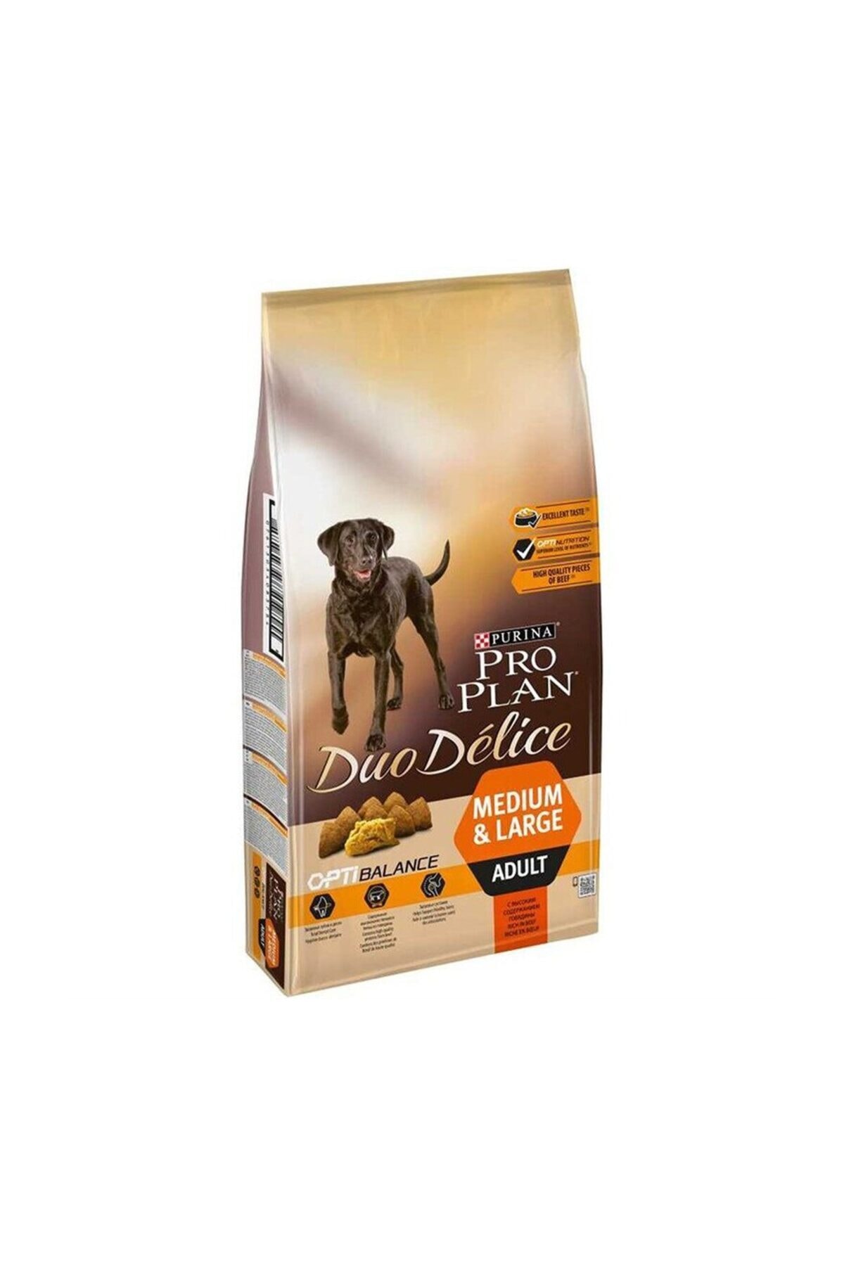 Pro Plan Duo Delice Adult Medium Large Sığır Etli  Köpek Maması - 2,5Kg