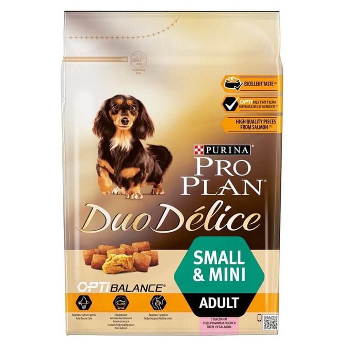Pro Plan Duo Delice Small Mini Adult Somonlu  -2,5Kg