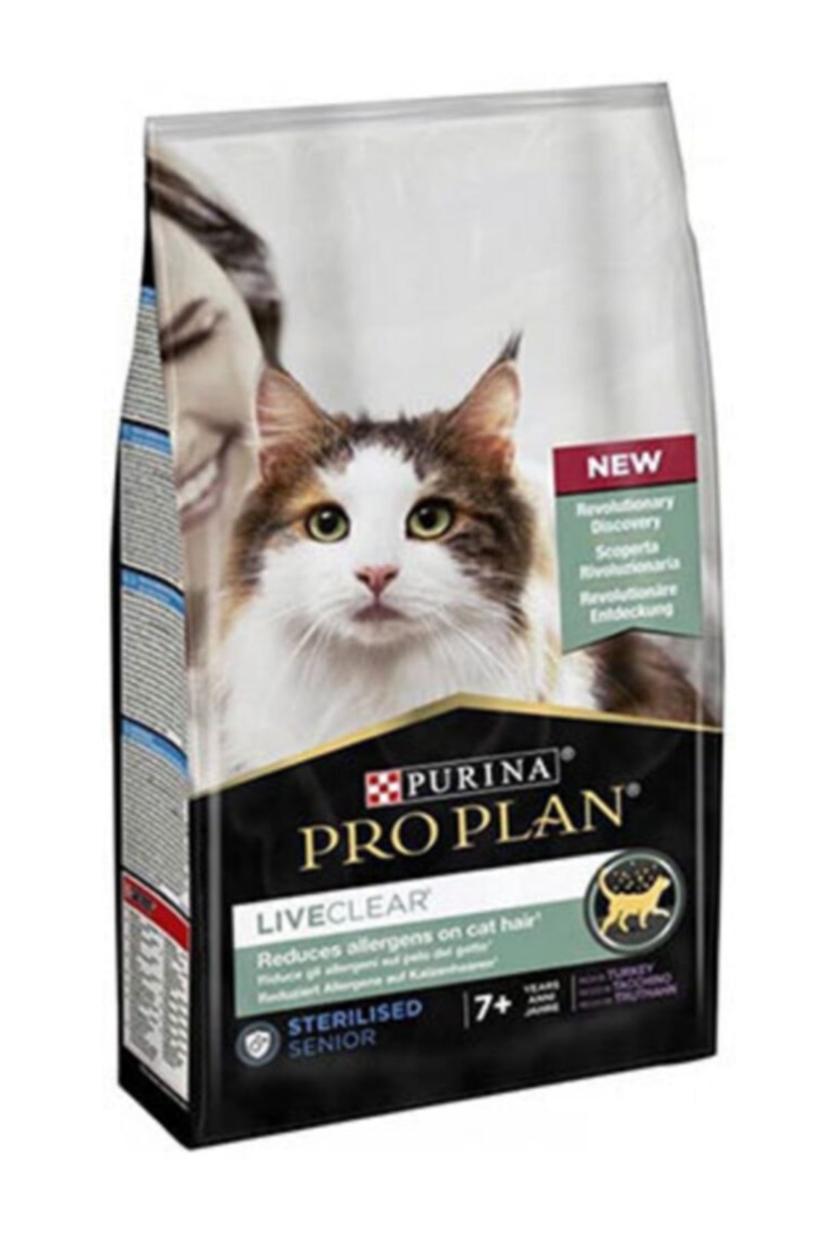 Pro Plan Liveclear +7 Sterilised Turkey Kedi Maması - 1,4 Kg Pro Plan Liveclear +7 Sterilised Turkey Kedi Maması - 1,4 Kg