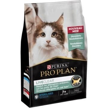 Pro Plan Liveclear +7 Sterilised Turkey Kedi Maması - 1,4 Kg