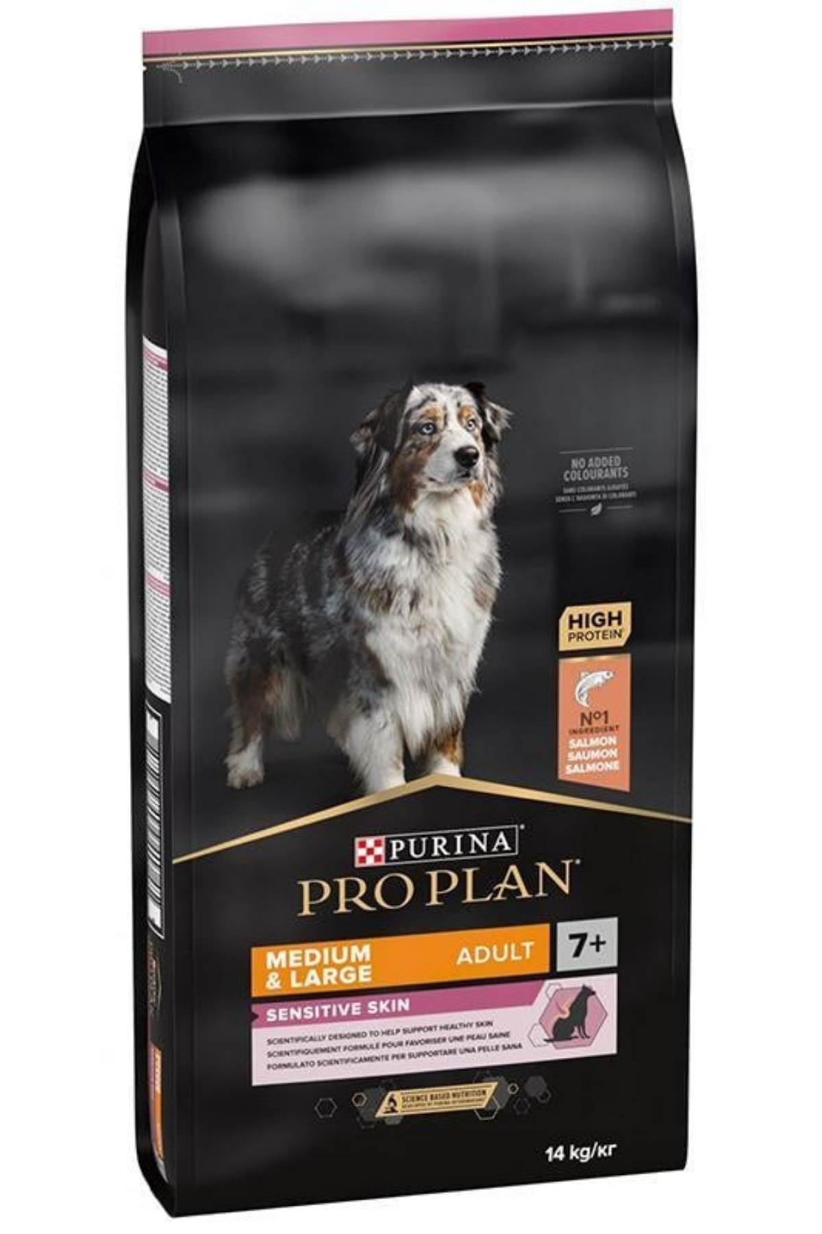 Pro Plan Medium +7 Sensitive Somonlu Yaşlı Köpek Maması 14 Kg