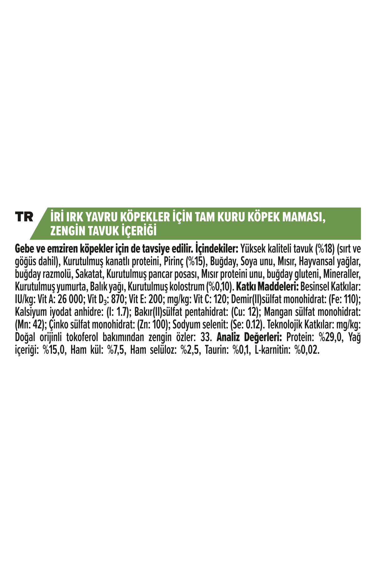 Pro Plan Robus Large Puppy Tavuklu Köpek Maması - 12Kg