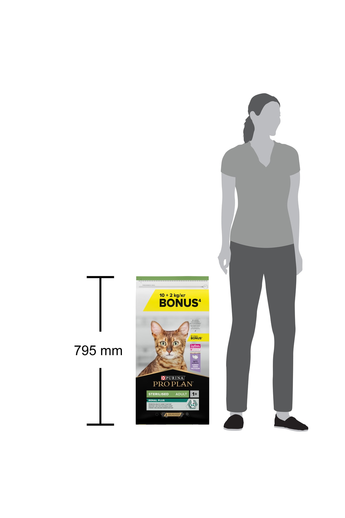 Pro Plan Sterilised Turkey&Chicken Kedi Maması - 10+2 Kg