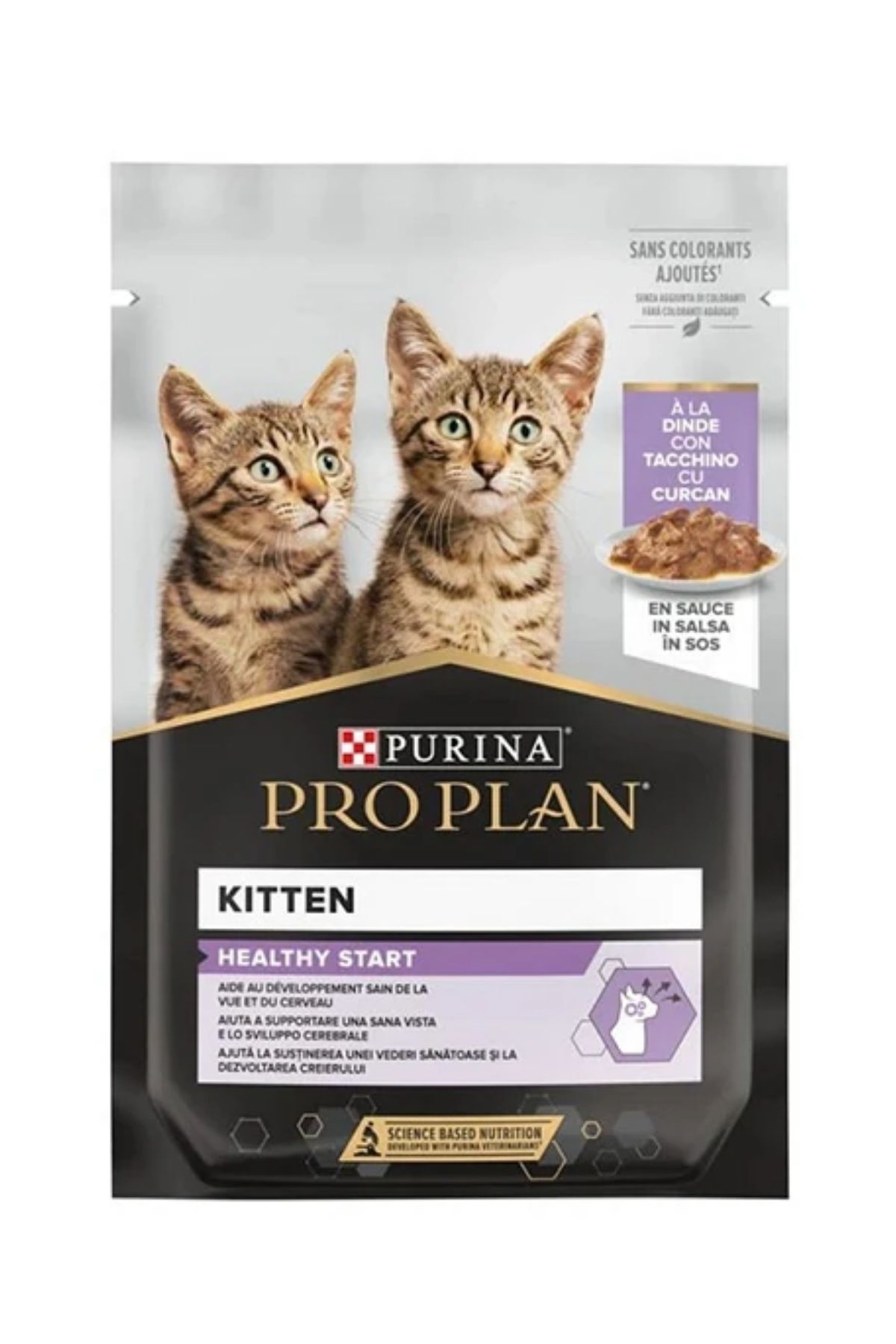 ProPlan Kitten Hindi Etli Pouch Yavru Kedi Konservesi 85 Gr ProPlan Kitten Hindi Etli Pouch Yavru Kedi Konservesi 85 Gr