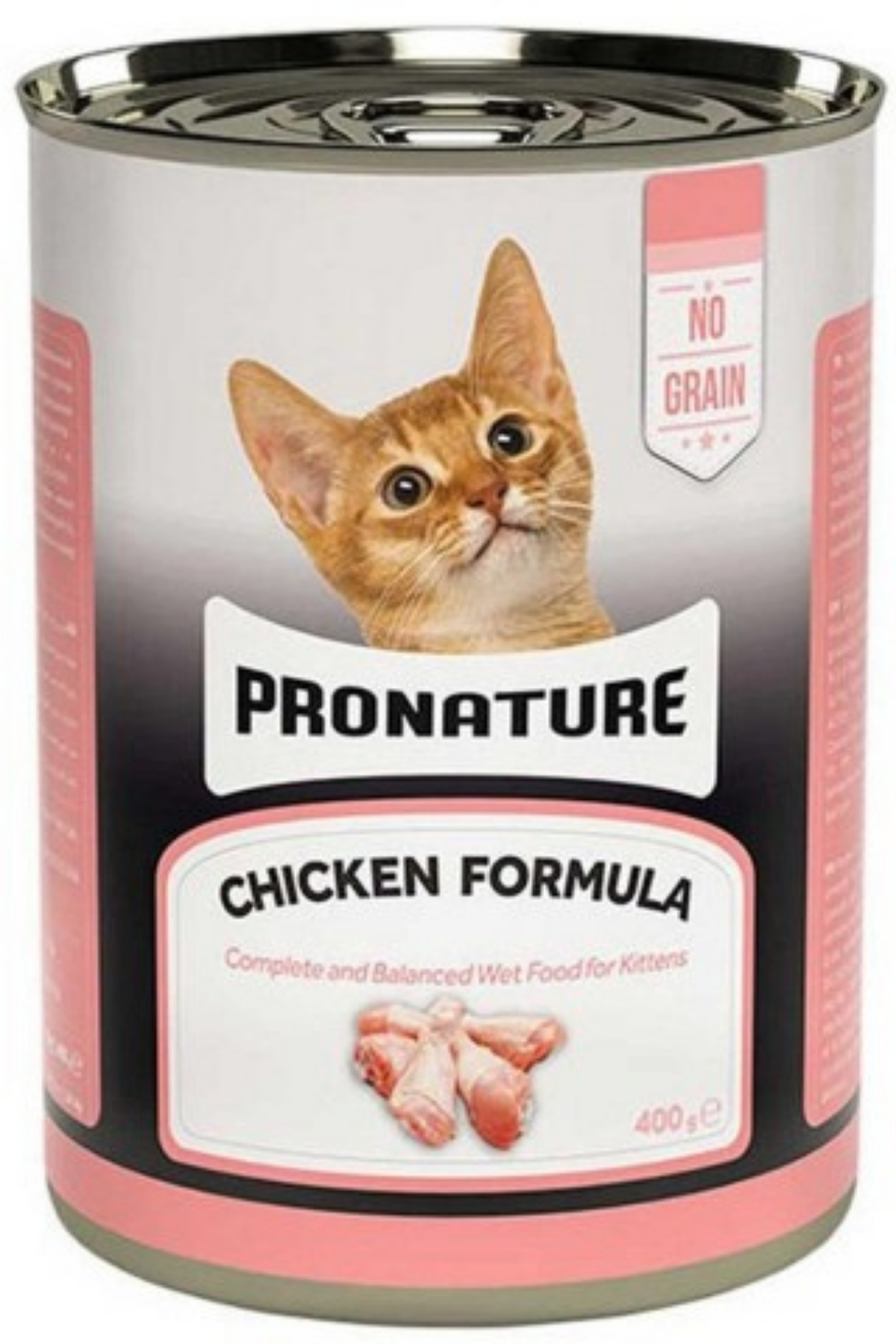 Pronature Tahılsız Tavuklu Ezme Yavru Kedi Konservesi 400 Gr