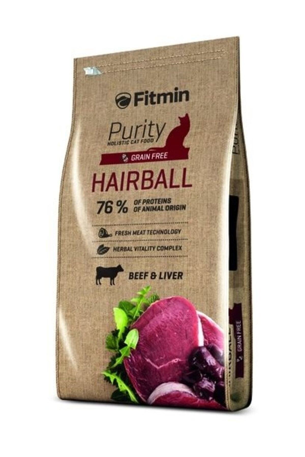 Fitmin Purity Hairball Taze Sığır Etli Yetişkin Kedi Maması 1,5 Kg