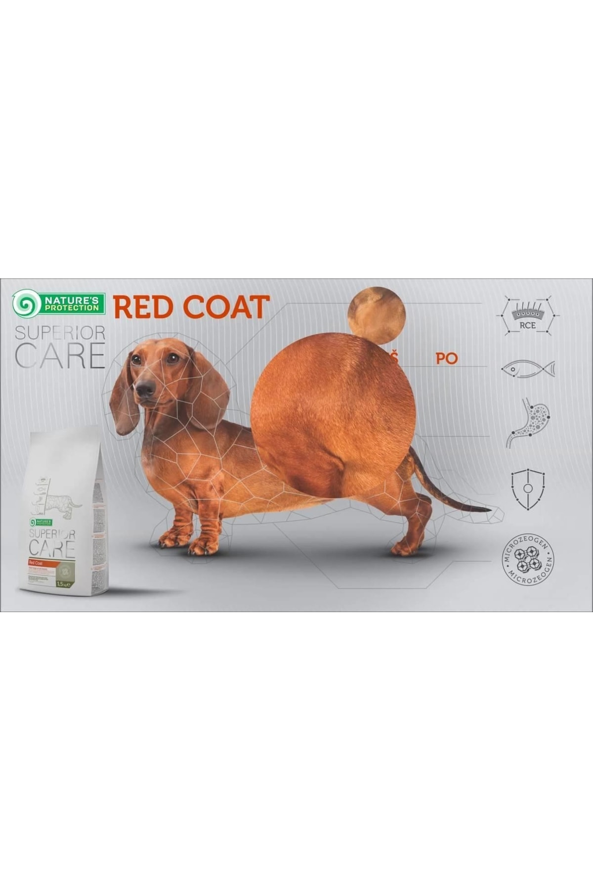 Natures Protection Superior Care Red Coat Küçük Irk Kuzulu Kızıl Köpek Köpek Maması 10 Kg