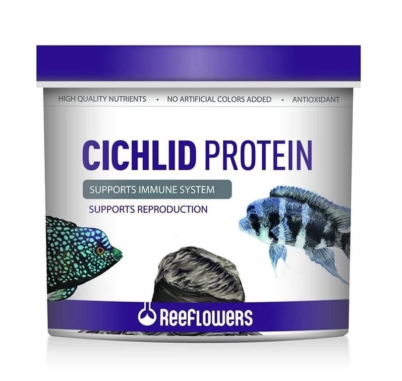 Reeflowers Cichlid Protein - Bitkisel Ciklet Balığı Yemi 250 Ml