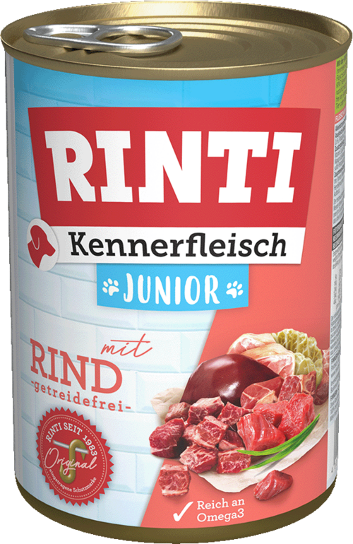 Rıntı Dana Etli Konserve Yavru Köpek Maması 400g Rıntı Dana Etli Konserve Yavru Köpek Maması 400g