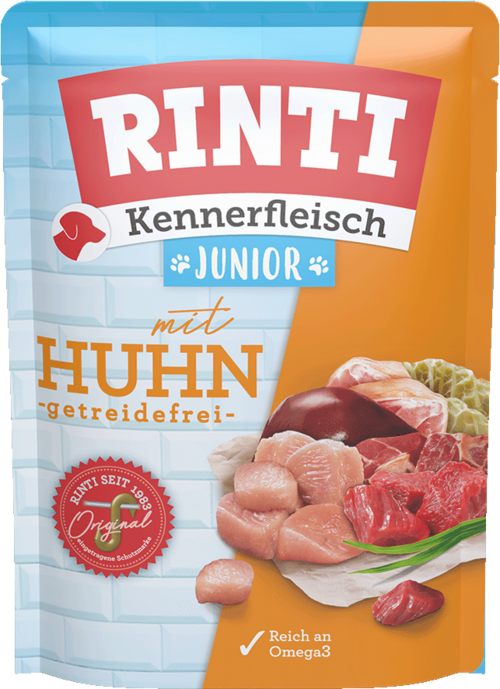 Rıntı Tavuklu Pouch Yavru Köpek Maması 400g Rıntı Tavuklu Pouch Yavru Köpek Maması 400g