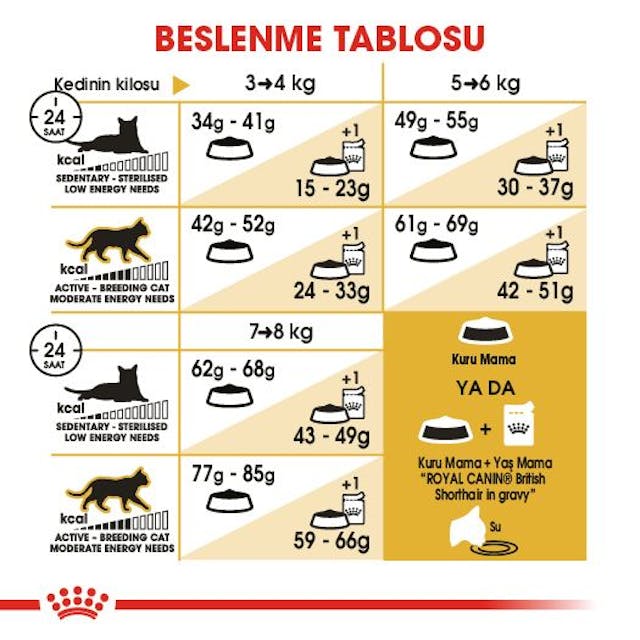 Royal Canin British Shorthair Adult Yetişkin Kedi Maması 2 Kg