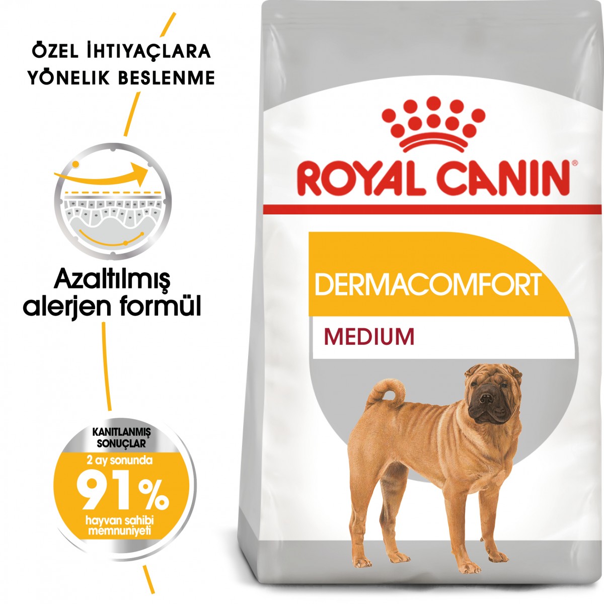 Royal Canin Medium Dermacomfort Adult Yetişkin Köpek Maması 12 Kg Royal Canin Medium Dermacomfort Adult Yetişkin Köpek Maması 12 Kg