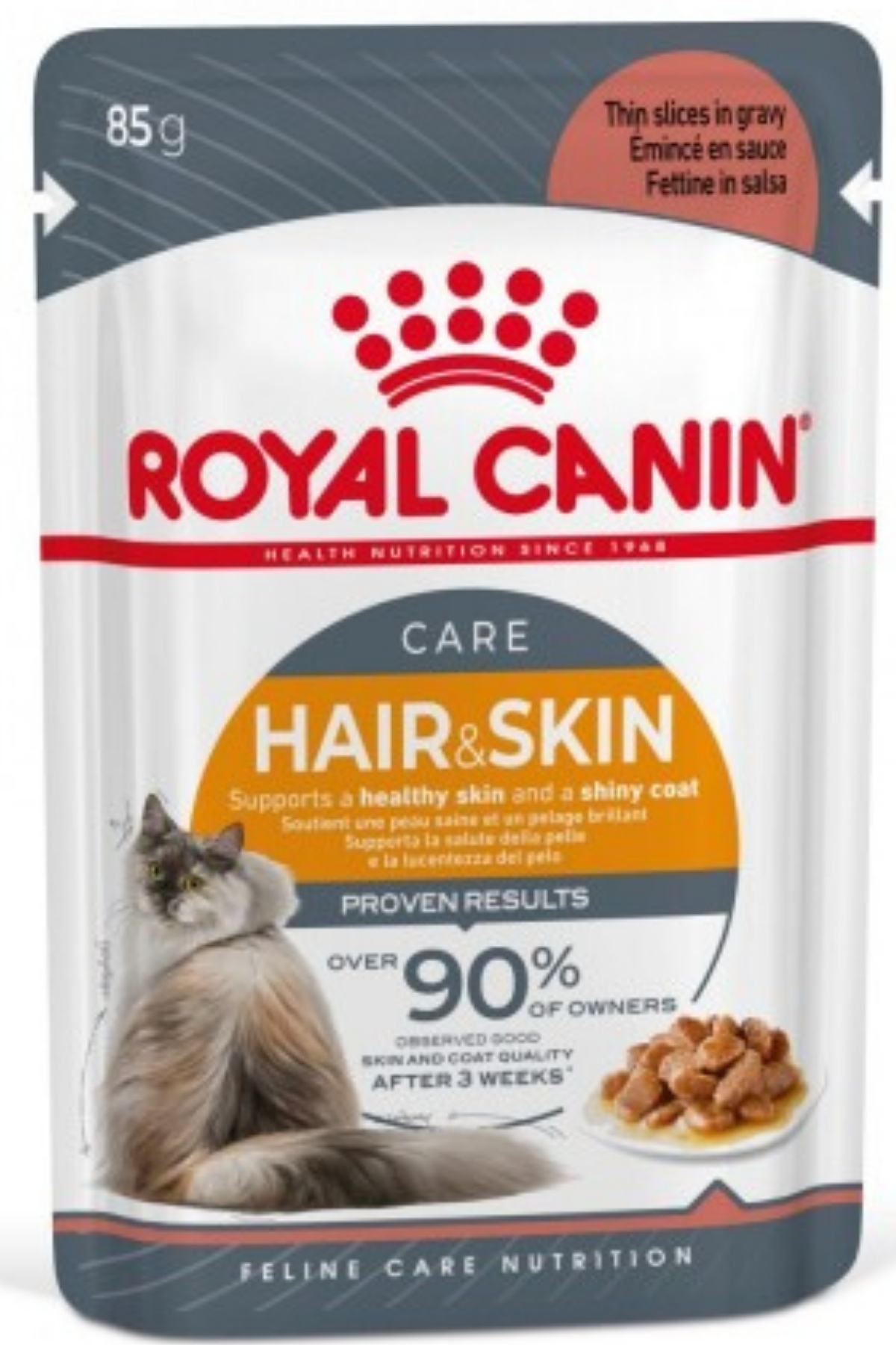 Royal Canin Hair Skin Hassas Tüylü Yetişkin Kedi Maması 85 Gr