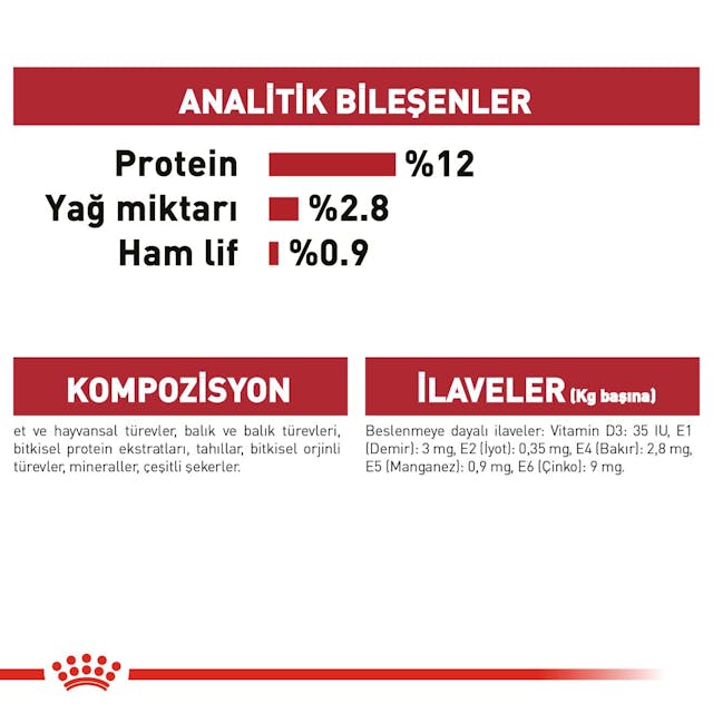 Royal Canin Instinctive Gravy Yetişkin Kedi Maması Pouch 85gr Royal Canin Instinctive Gravy Yetişkin Kedi Maması Pouch 85gr