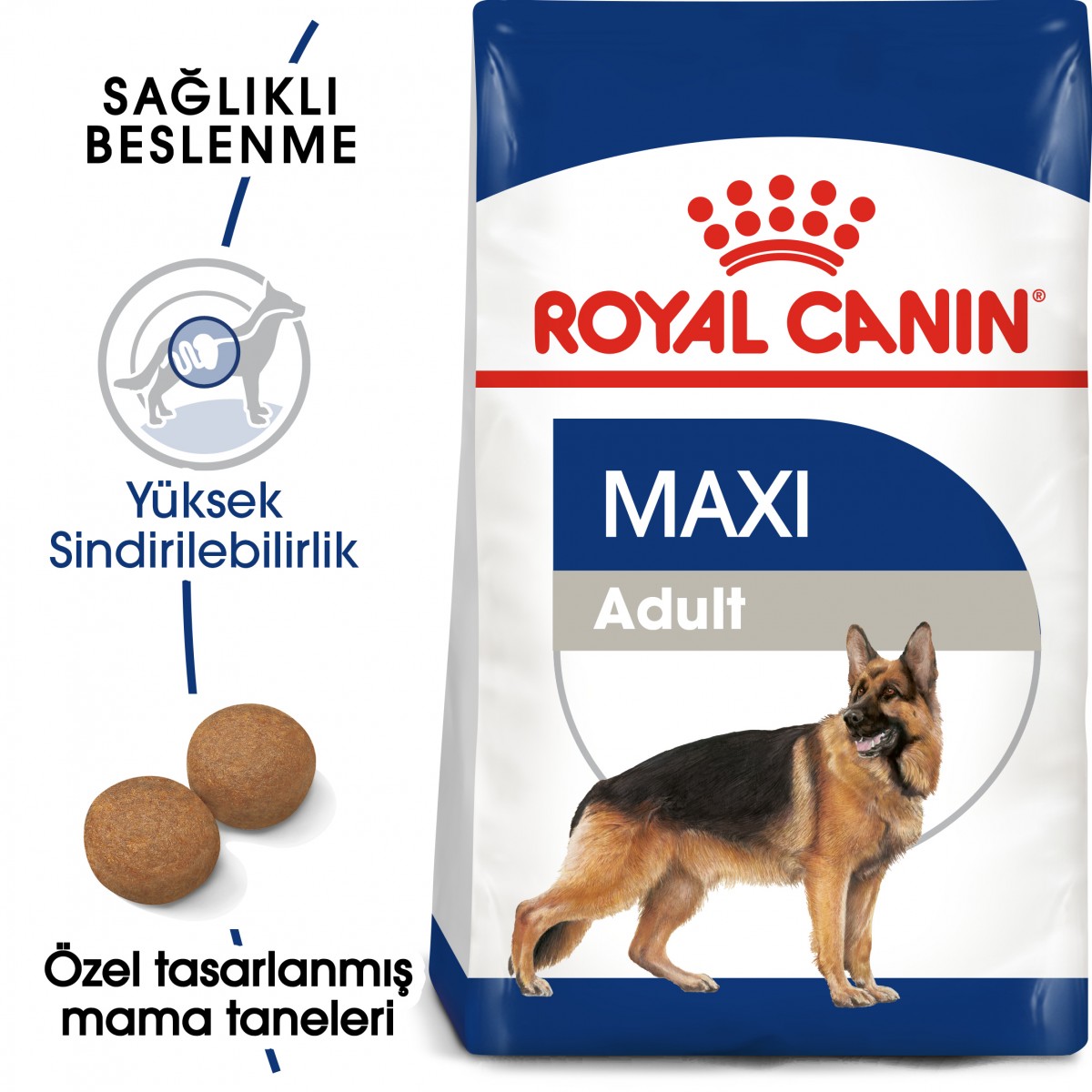 Royal Canin Maxi Adult Büyük Irk Yetişkin Köpek Maması 15 Kg Royal Canin Maxi Adult Büyük Irk Yetişkin Köpek Maması 15 Kg