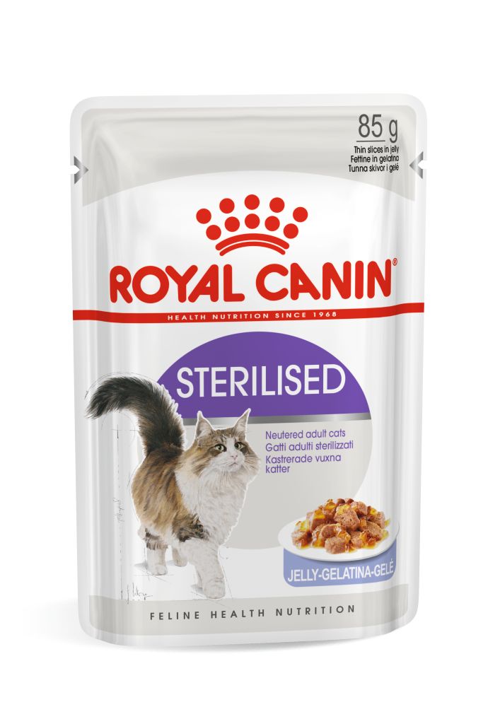 Royal Canin Sterilised Jelly Kısırlaştırılmış Yaş Kedi Maması 85 Gr Royal Canin Sterilised Jelly Kısırlaştırılmış Yaş Kedi Maması 85 Gr