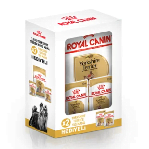 Royal Canin Yorkshire Terrier Adult Yetişkin Köpek Maması 1,5 Kg Bundle