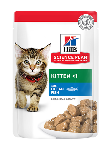 Hill's SP Okyanus Balıklı Yavru Kedi Pouch 85Gr