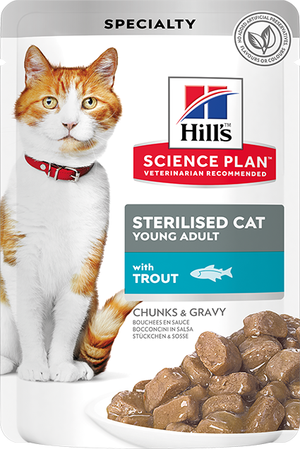 Hill's SP Alabalıklı Kısırlaştırılmış Yetişkin Kedi Pouch 85Gr