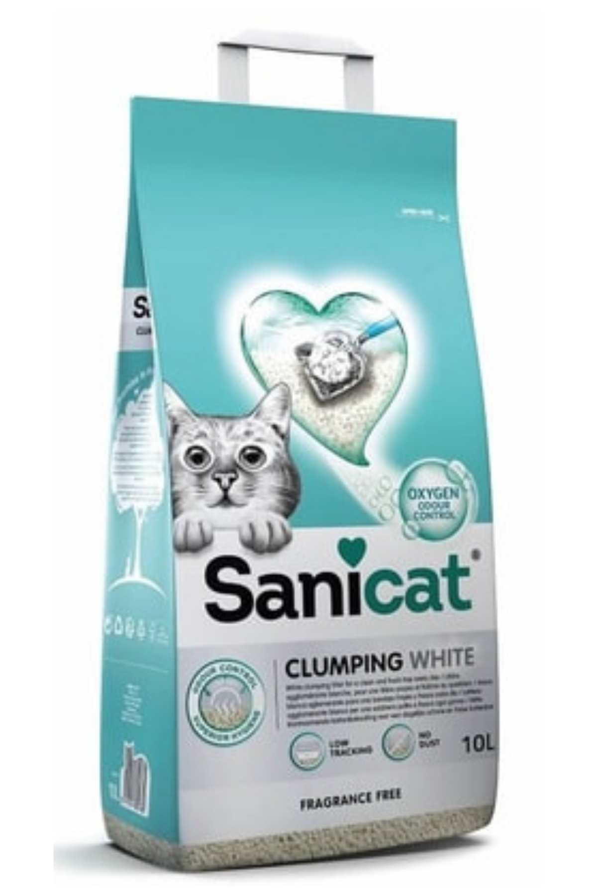 Sanicat Clumping White Kokusuz Kedi Kumu 10 L Sanicat Clumping White Kokusuz Kedi Kumu 10 L